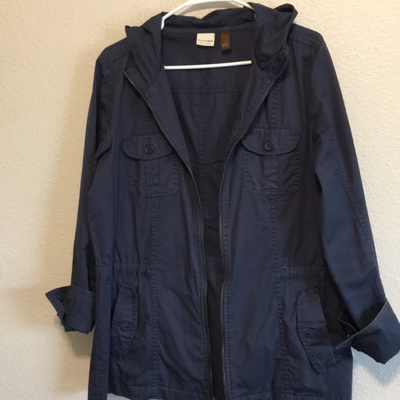 Navy Blue Utility Jacket - Picture 5 of 6